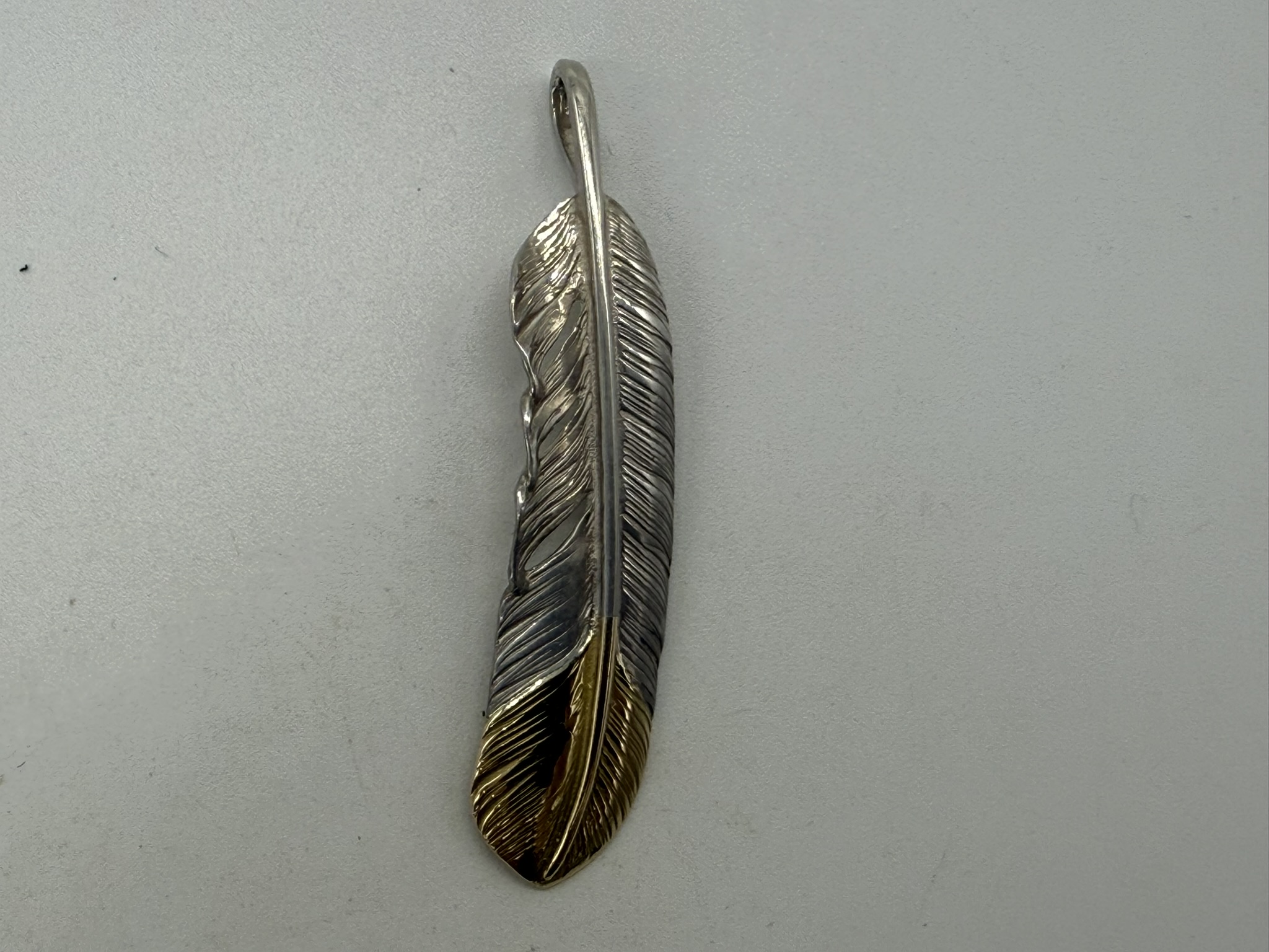【美品】先金特大フェザー右【現行9.14g】