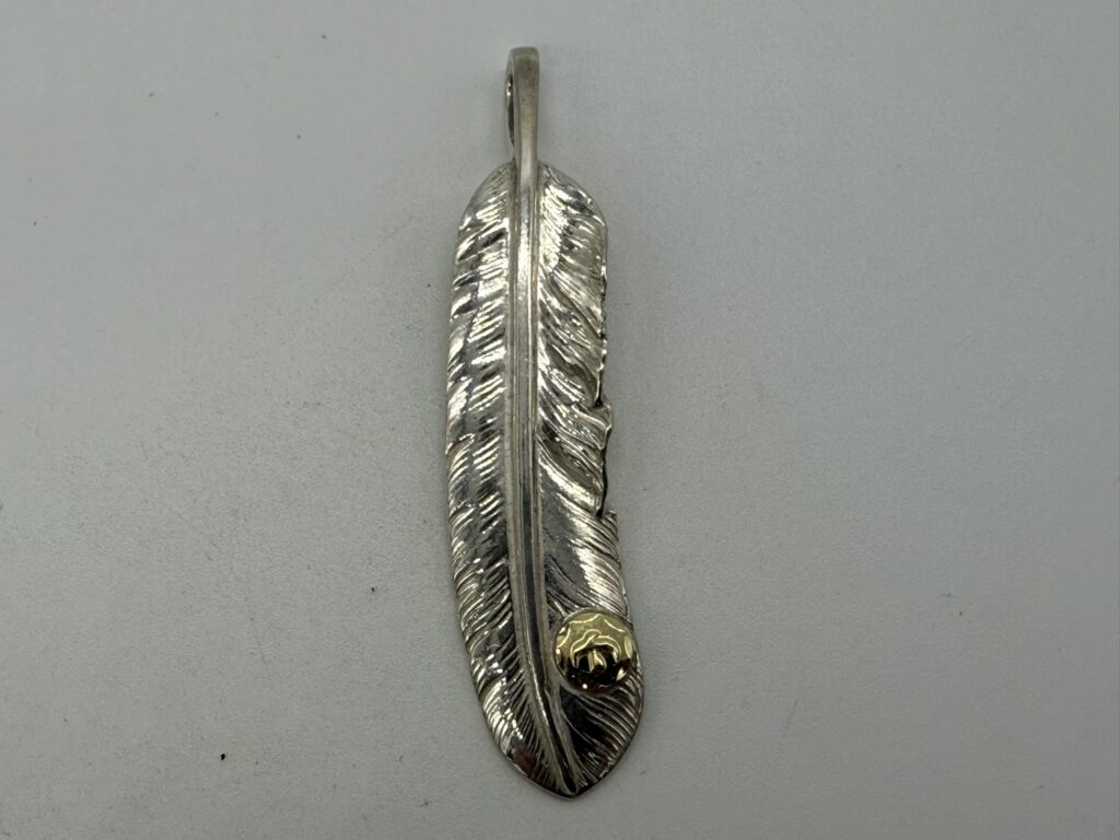 【美品】金メタル付特大フェザー左【現行11.50g】