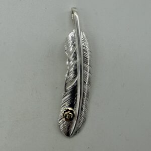 【新品】金メタル付特大フェザー右【現行11.58g】