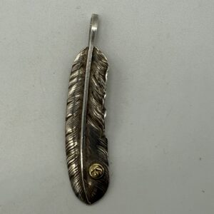 【良品】小金メタル付特大フェザー左【OLD9.35g】