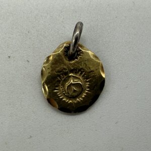 【美品】K18IN太陽メタル大【現行3.46g】