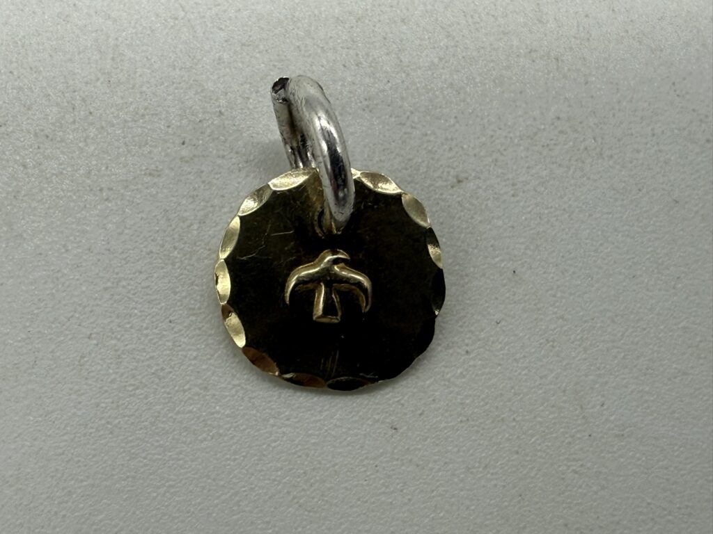 【良品】K18太陽メタル【OLD1.52g】