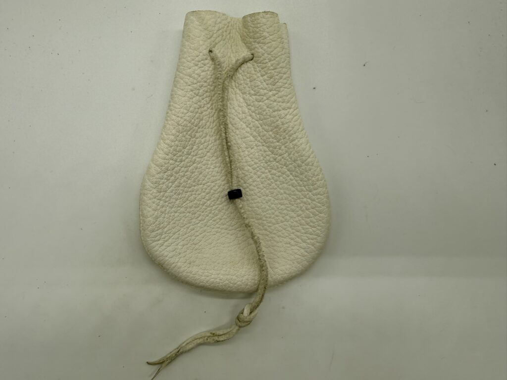 【良品】巾着ポーチL【白】