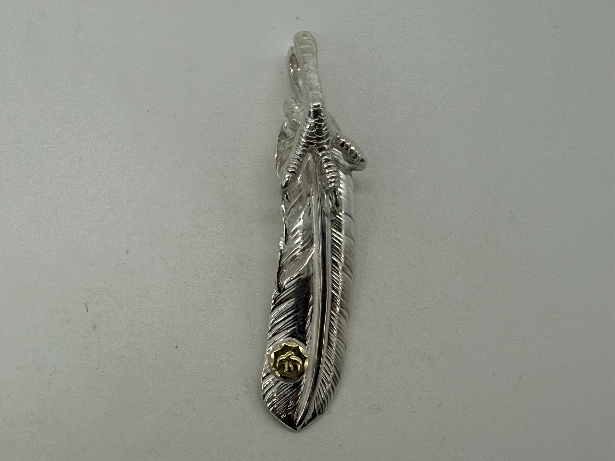 【新品】銀爪メタル付特大フェザー右【現行17.40g】