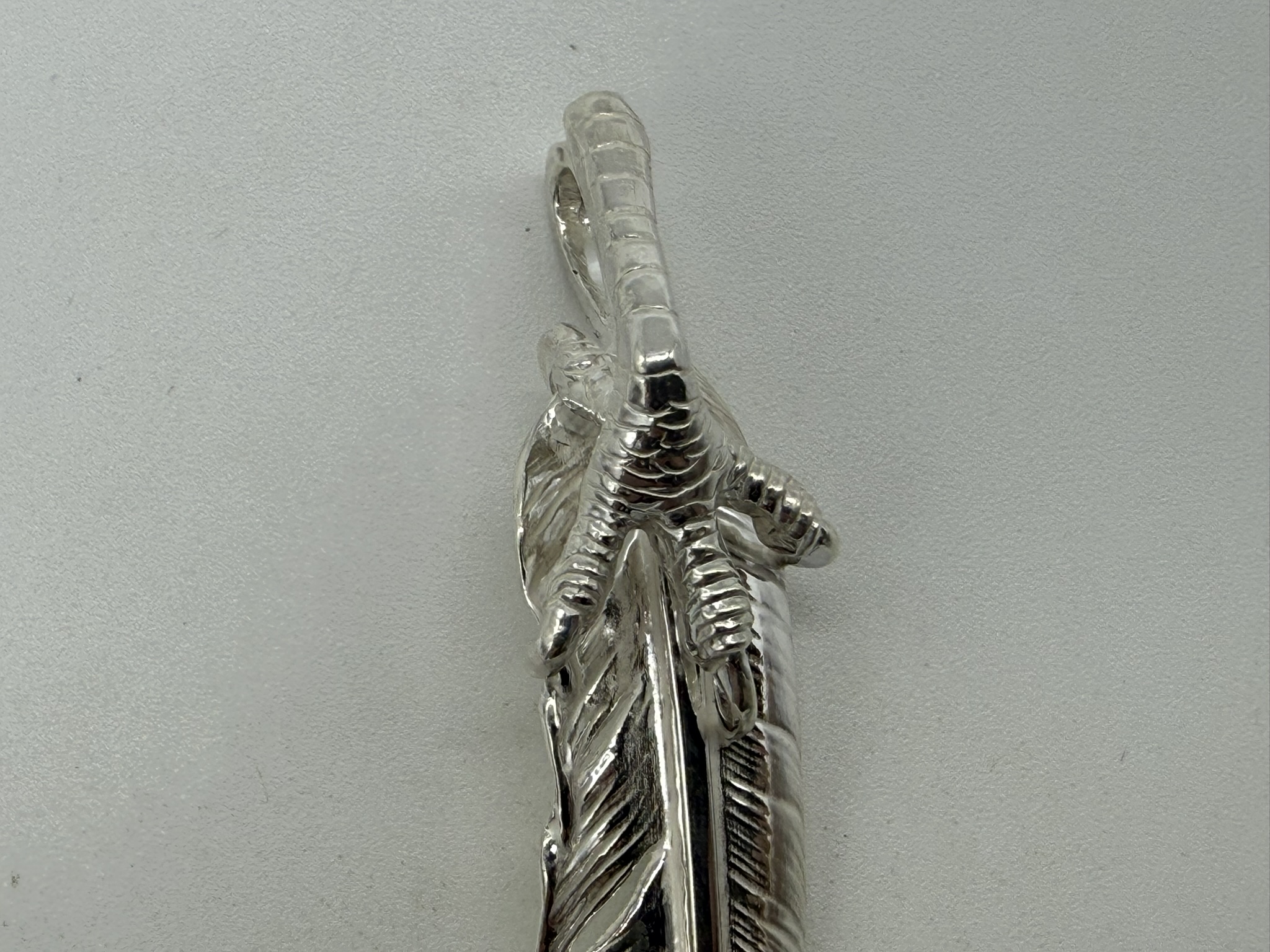 【新品】銀爪メタル付特大フェザー右【現行17.40g】 - 画像 (3)