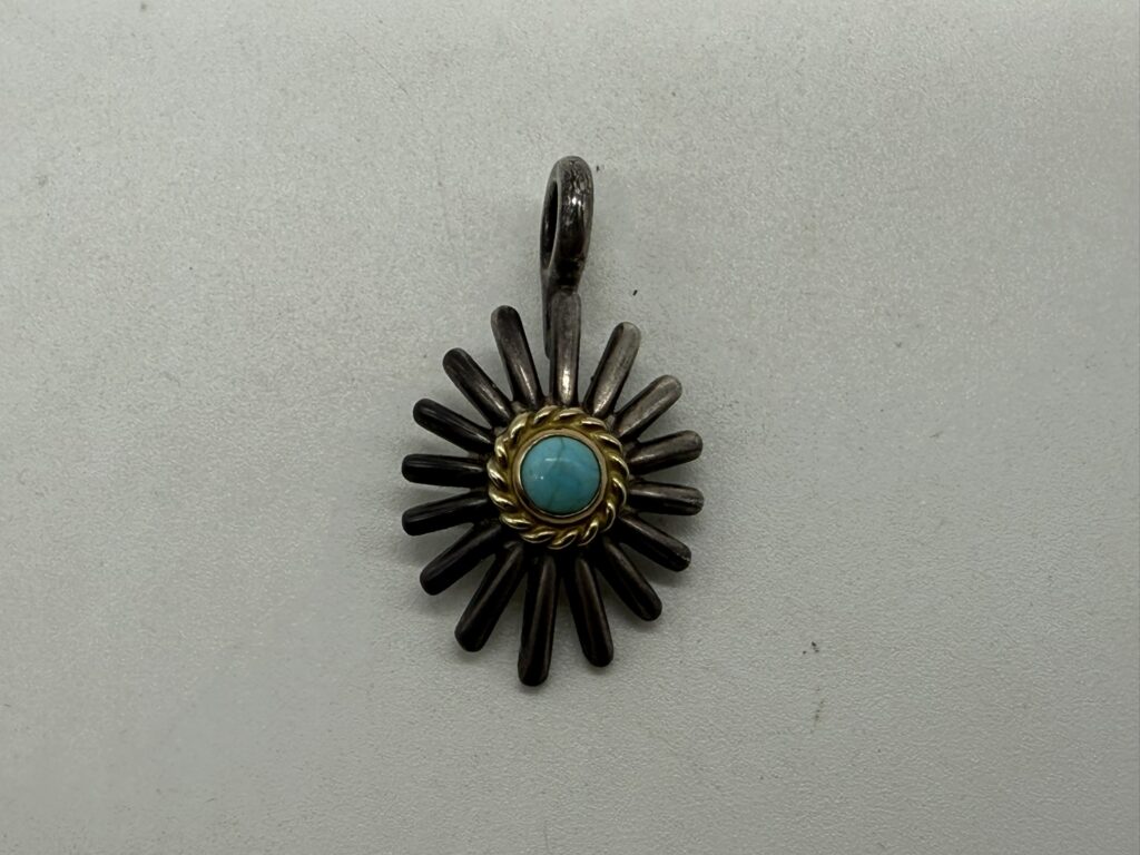 【良品】金縄ターコイズウニトップ小【5.81g】