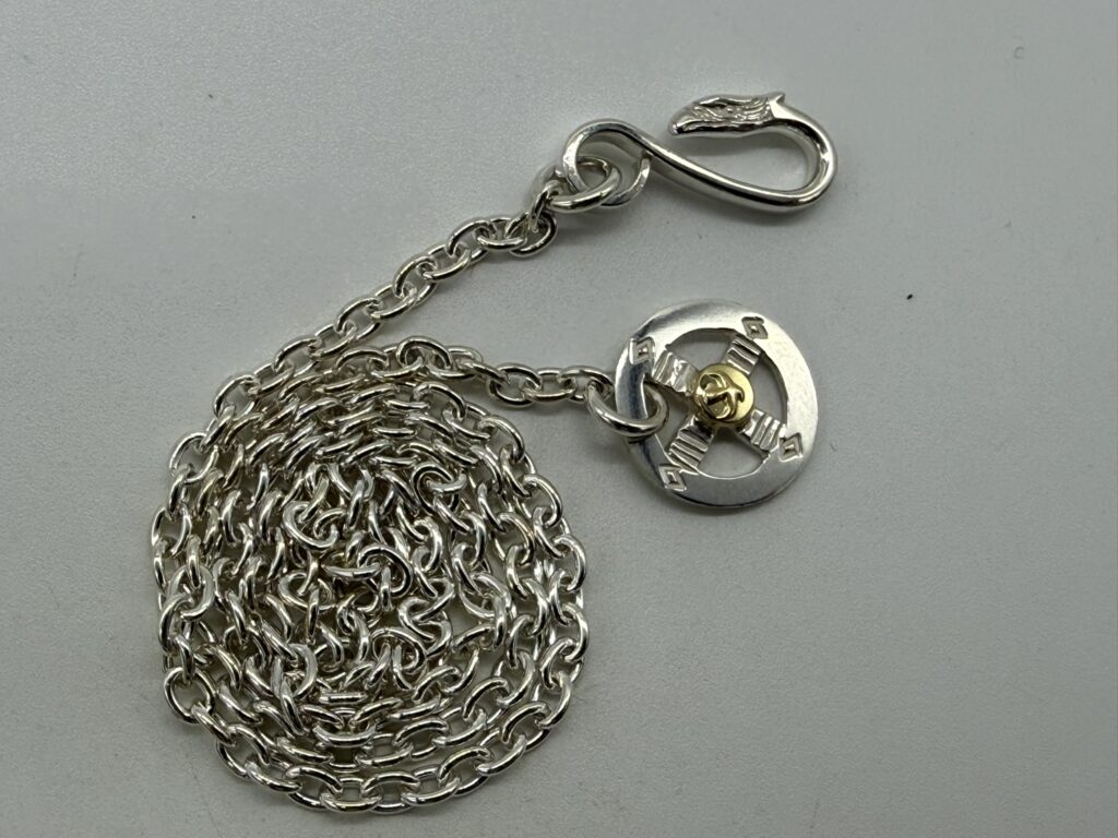 【ほぼ新品】細丸イーグルフックホイールチェーン【18.94g】